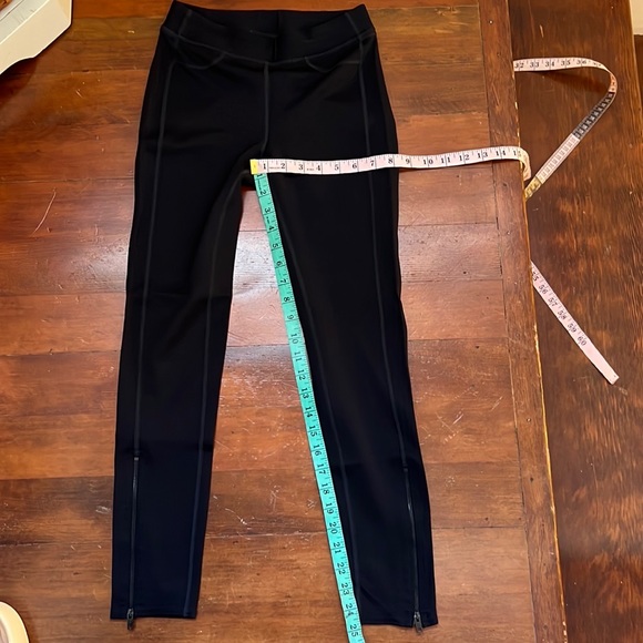 Like New rag & bone Lawson Leggings in Black Chevron EUC - Picture 7 of 11